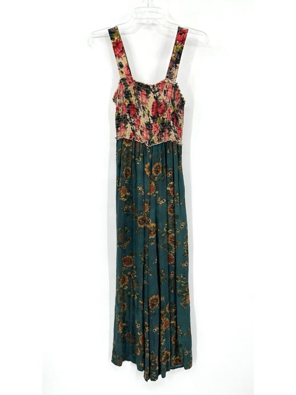 NATURAL LIFE wide leg jumpsuit sleeveless XS hippie dark bohemian artsy casual - Picture 2 of 8